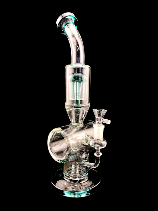 14" Hollow Cylinder Tree Perc Water Pipe - SmokeZone 420
