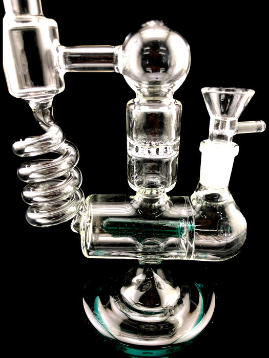 10" Coil Water Pipe With Honeycomb & Inline - SmokeZone 420