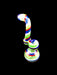 8" Multi Twist Color Sherlock Bubbler - SmokeZone 420