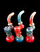 8" Beaded Frit Sherlock Bubbler - SmokeZone 420
