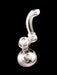 8" Clear & Slime Twisted Bubbler - SmokeZone 420