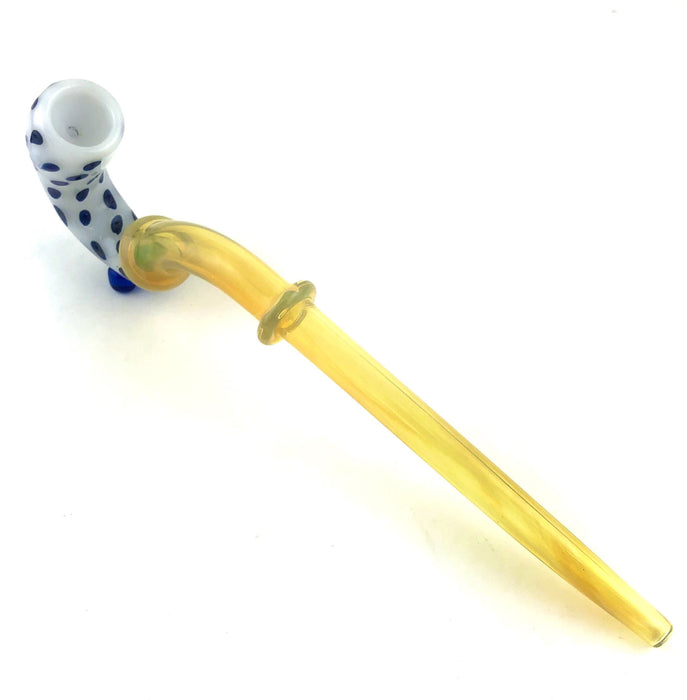 10" Fumed Polka Dot Head Gandalf Pipe - SmokeZone 420