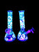 8" Glow In The Dark Ghost Face Beaker Water Pipe - SmokeZone 420