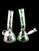 8" Glow In The Dark Bumble Bee Beaker Water Pipe - SmokeZone 420