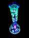 8" Glow In The Dark Bumble Bee Beaker Water Pipe - SmokeZone 420