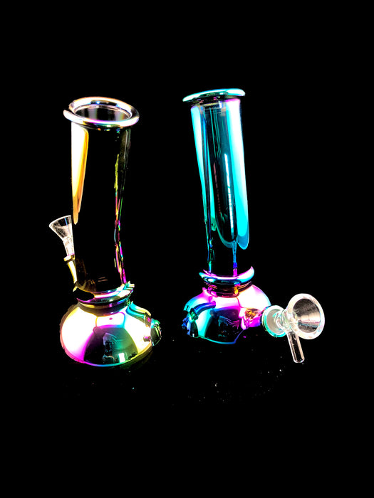 8" Electroplate Ball Base Water Pipe - SmokeZone 420