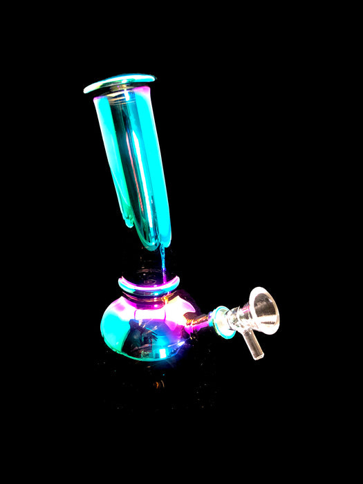 8" Electroplate Ball Base Water Pipe - SmokeZone 420