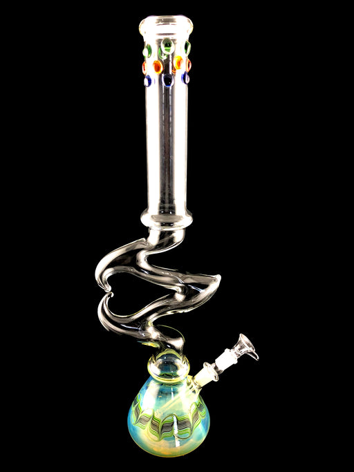 24" Heart Zong Fumed Beaker Water Pipe - SmokeZone 420