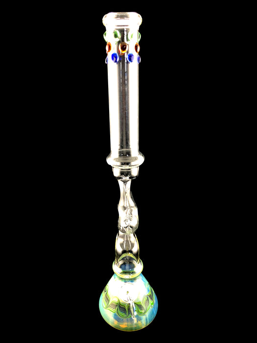 24" Heart Zong Fumed Beaker Water Pipe - SmokeZone 420