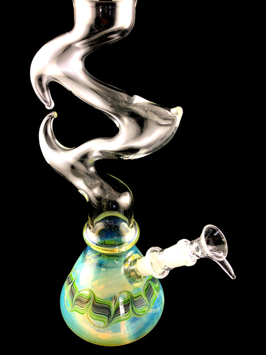 24" Heart Zong Fumed Beaker Water Pipe - SmokeZone 420