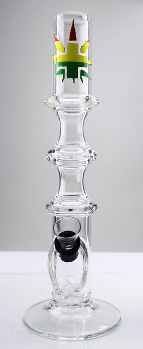 10" Double Ring Wine Base Water Pipe - SmokeZone 420