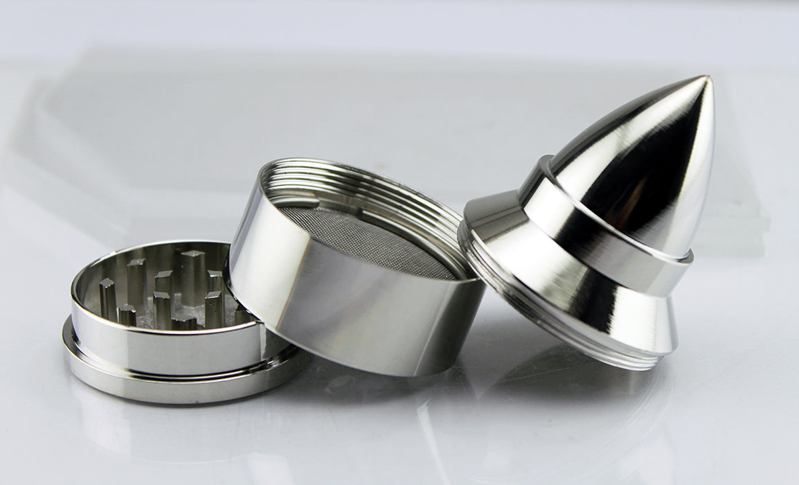 Bullet 3 Part Grinder - SmokeZone 420