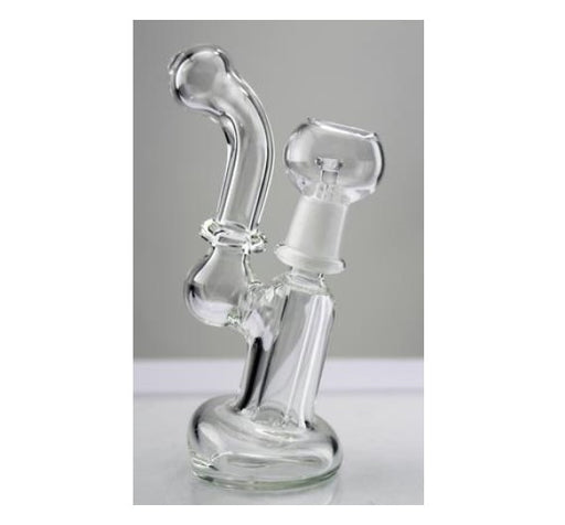 6" Clear Dome & Nail Dab Rig - SmokeZone 420