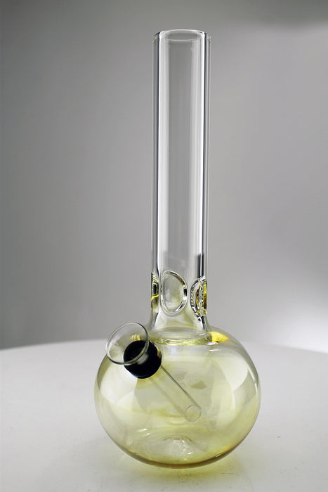 9" Gold Fumed Ball Slide Water Pipe - SmokeZone 420