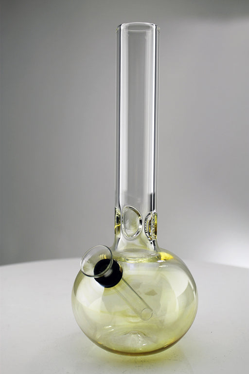 9" Gold Fumed Ball Slide Water Pipe - SmokeZone 420
