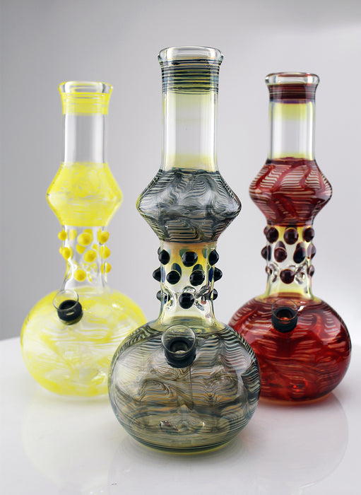 10" Bubble Beaded Water Pipe - SmokeZone 420