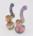 7" Twisted Color Wrap Sherlock Bubbler - SmokeZone 420