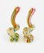 8" Fumed Body Rasta Art Sherlock Bubbler - SmokeZone 420