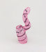 6" Pink Twisted Dichro Sherlock Bubbler - SmokeZone 420