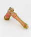 7" Rose Gold Swirl Art Hammer Bubbler - SmokeZone 420