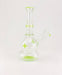 8" Bubble Body Slime Green Water Pipe - SmokeZone 420