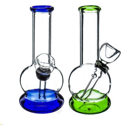4.5" Color Base & Mouth Mini Water Pipe - SmokeZone 420