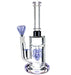 11" Purple Multi Bead Perc Water Pipe - SmokeZone 420