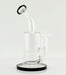 8" Bent Mouth Honeycomb Water Pipe Black Color - SmokeZone 420