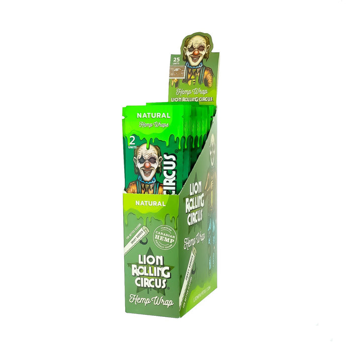 Lion Rolling Circus 100% Natural Hemp Wraps - SmokeZone 420