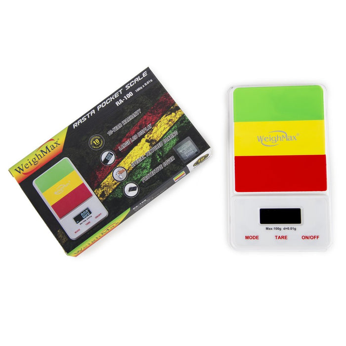 WeighMax RA-100 Scale Rasta 0.01g - SmokeZone 420