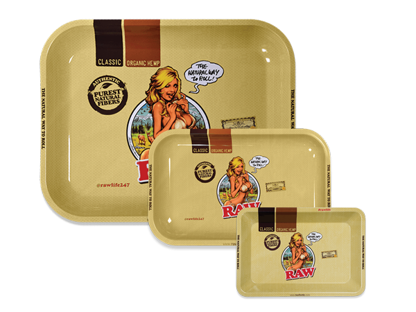 RAW Girl Rolling Tray - SmokeZone 420