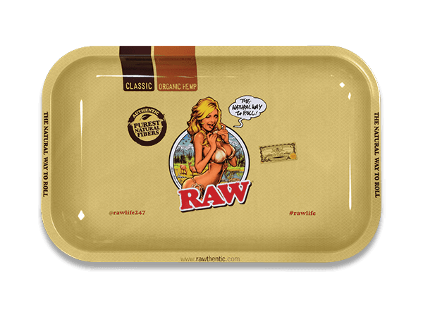 RAW Girl Rolling Tray - SmokeZone 420