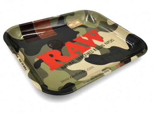 RAW Camo Rolling Tray - SmokeZone 420