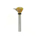 3.5" Gold Fumed Male Slide Bowl - SmokeZone 420