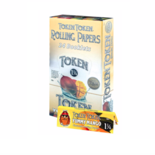 Toke Token 1 1/4 Flavor Paper (Yummy Mango) - SmokeZone 420