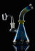 7" Full Blue Wrap & Rake Beaker Dab Rig - SmokeZone 420