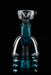 6" Turquoise Donut Dab Rig - SmokeZone 420