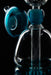 6" Turquoise Donut Dab Rig - SmokeZone 420