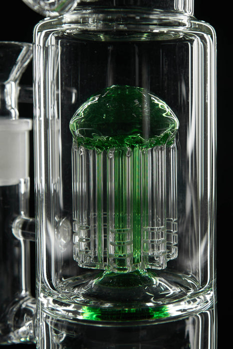 10" Blue Microscope Tree Perc Water Pipe - SmokeZone 420