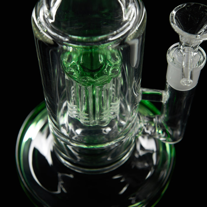 10" Blue Microscope Tree Perc Water Pipe - SmokeZone 420
