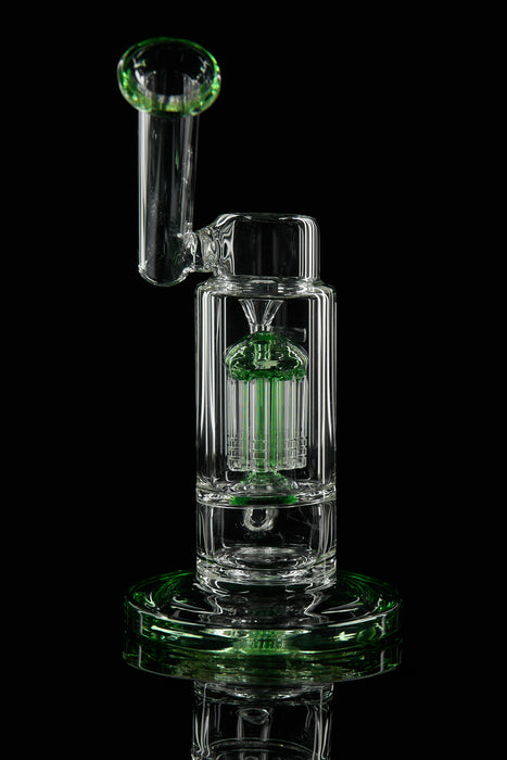 10" Blue Microscope Tree Perc Water Pipe - SmokeZone 420