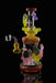 10" Tattoo Glass Honeycomb Drip Heady Dab Rig - SmokeZone 420