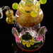 10" Tattoo Glass Honeycomb Drip Heady Dab Rig - SmokeZone 420