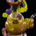10" Tattoo Glass Honeycomb Drip Heady Dab Rig - SmokeZone 420
