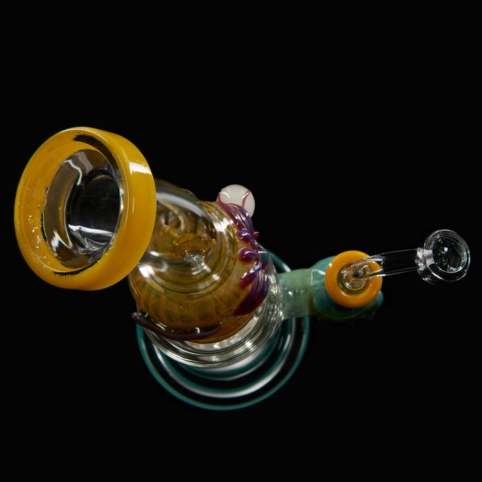 13" Tattoo Glass Goblin Head Heady Dab Rig - SmokeZone 420