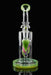 9" Slime Green Leaf Chamber Dab Rig - SmokeZone 420