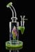 9" Slime Green Leaf Chamber Dab Rig - SmokeZone 420