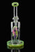 9" Slime Green Leaf Chamber Dab Rig - SmokeZone 420
