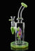9" Slime Green Leaf Chamber Dab Rig - SmokeZone 420