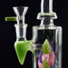 9" Slime Green Leaf Chamber Dab Rig - SmokeZone 420